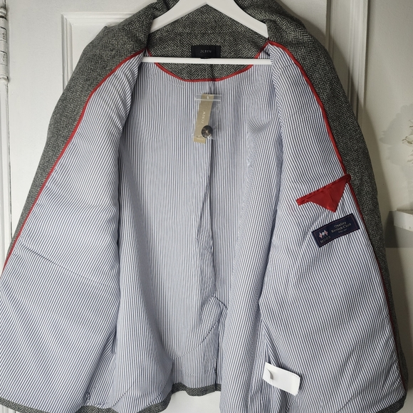 J.Crew Sommerset blazer in graphite English Wool herringbone - Picture 7 of 9